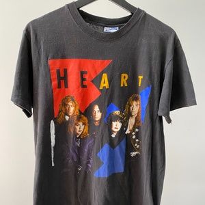 Vintage 1990 Heart Brigade World Tour T-Shirt